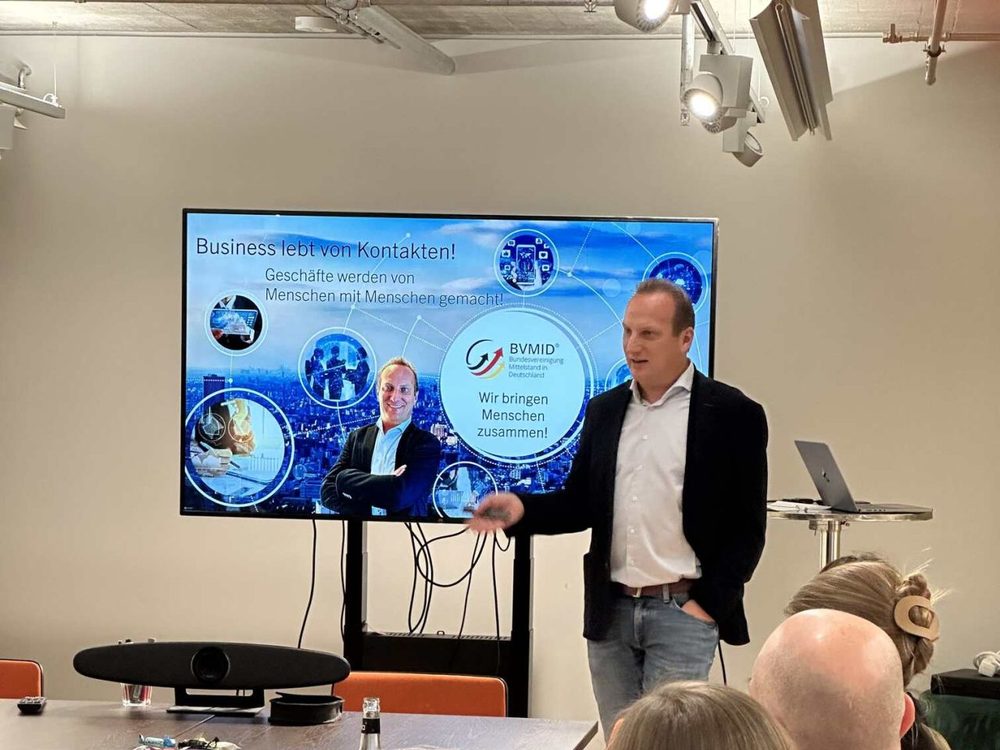 Nils Oehmichen – TÜV-zertifizierter externer Datenschutzbeauftragter, Vortrag auf BVMID-Event Hamburg